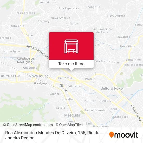 Rua Alexandrina Mendes De Oliveira, 155 map