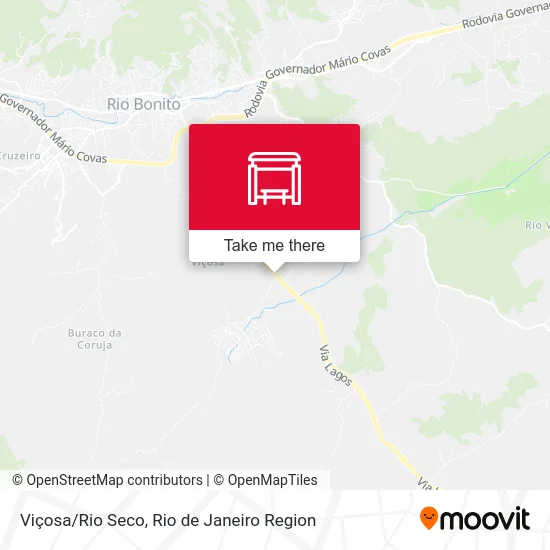 Viçosa/Rio Seco map