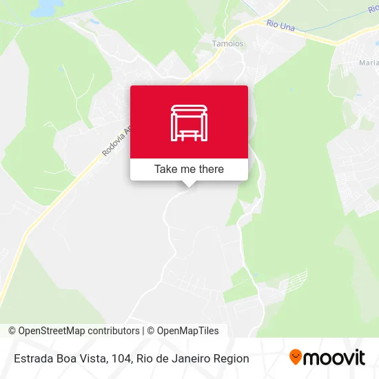 Estrada Boa Vista, 104 map