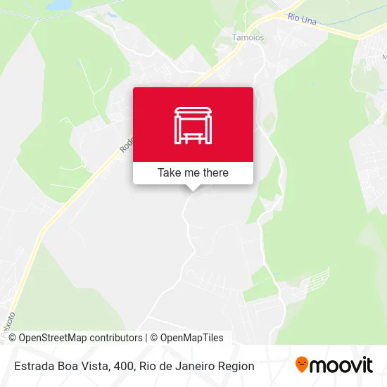 Estrada Boa Vista, 400 map