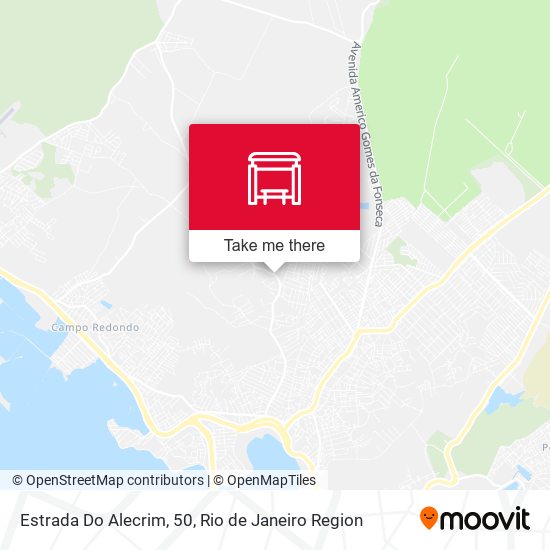 Estrada Do Alecrim, 50 map