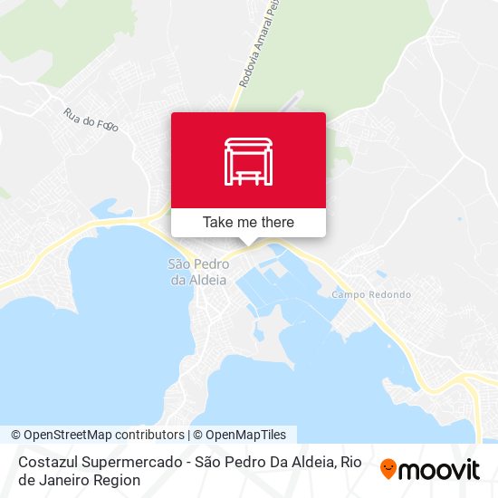 Costazul Supermercado - São Pedro Da Aldeia map
