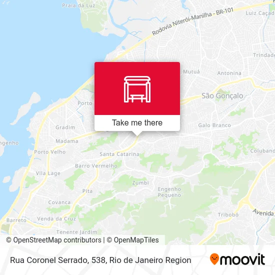 Rua Coronel Serrado, 538 map