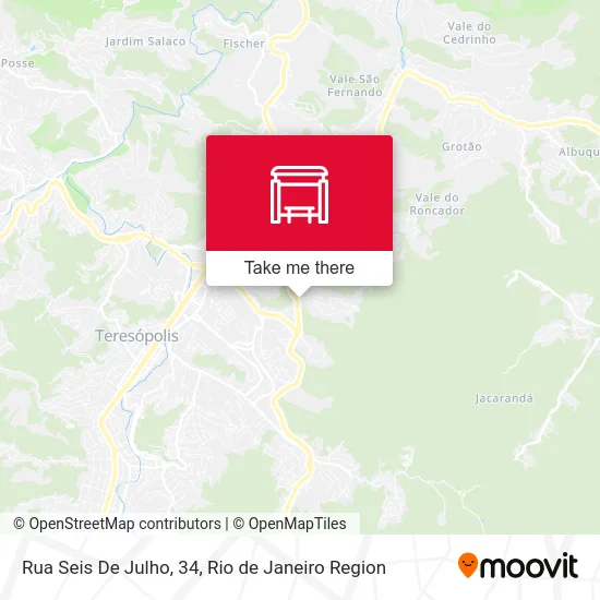 Rua Seis De Julho, 34 map