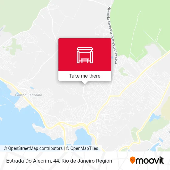 Estrada Do Alecrim, 44 map