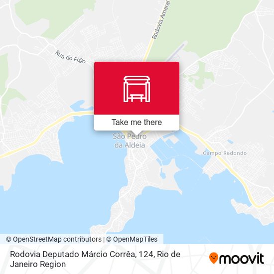 Rodovia Deputado Márcio Corrêa, 124 map