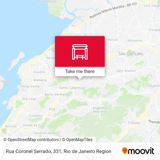 Rua Coronel Serrado, 331 map