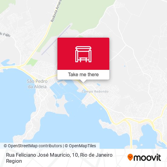 Rua Felíciano José Maurício, 10 map