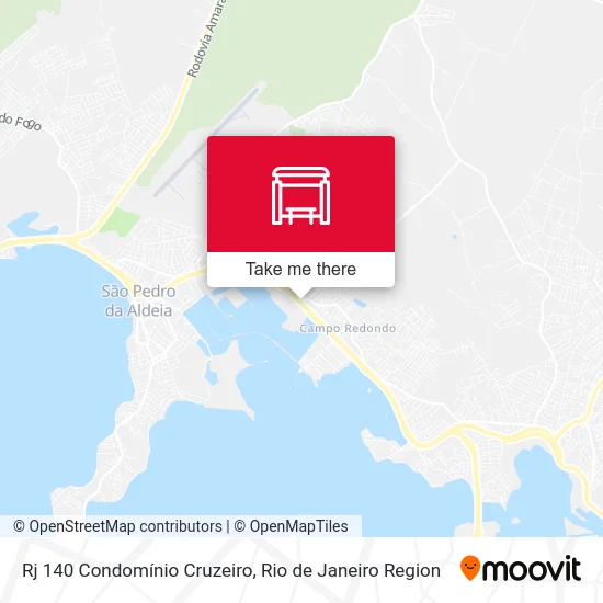 Rj 140 Condomínio Cruzeiro map