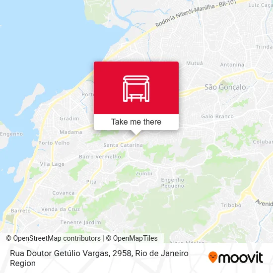 Rua Doutor Getúlio Vargas, 2958 map
