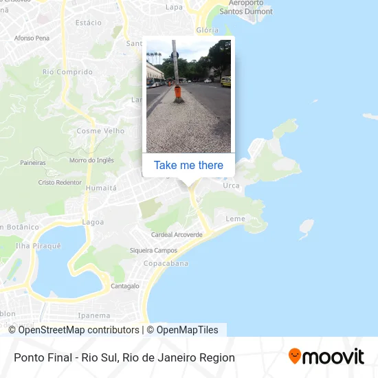 Ponto Final - Rio Sul map