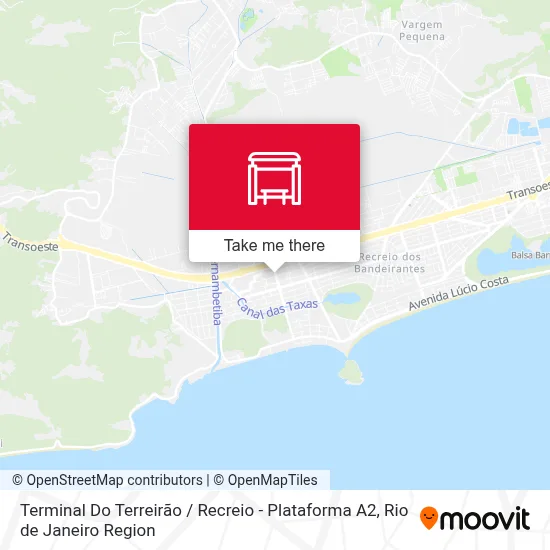 Terminal Do Terreirão / Recreio - Plataforma A2 map