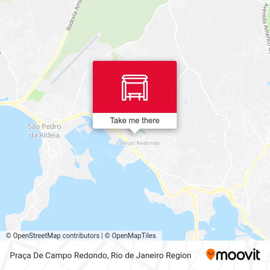 Praça De Campo Redondo map
