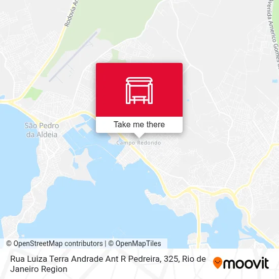 Rua Luiza Terra Andrade Ant R Pedreira, 325 map