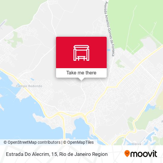 Estrada Do Alecrim, 15 map