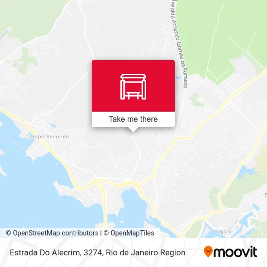 Estrada Do Alecrim, 3274 map