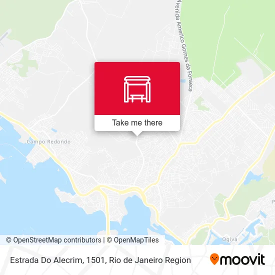 Estrada Do Alecrim, 1501 map