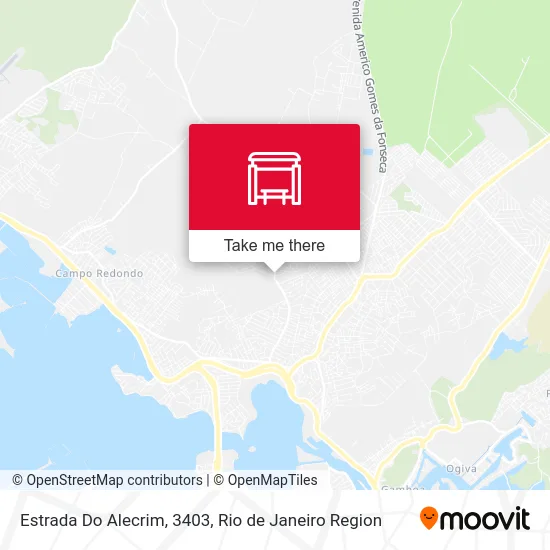 Estrada Do Alecrim, 3403 map