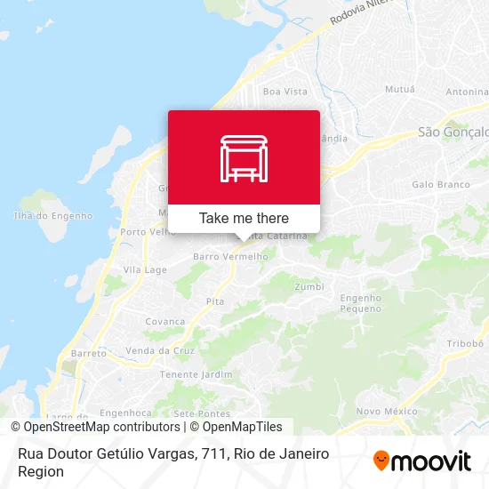 Rua Doutor Getúlio Vargas, 711 map