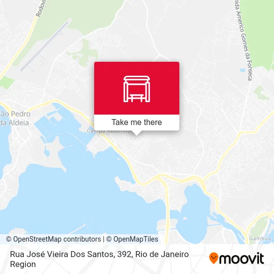 Rua José Vieira Dos Santos, 392 map