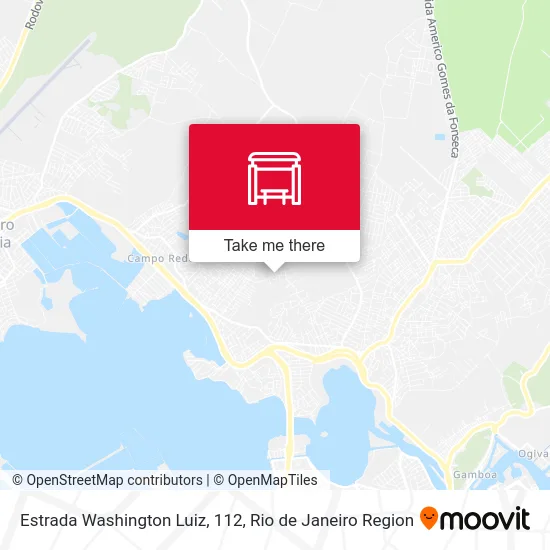 Estrada Washington Luiz, 112 map