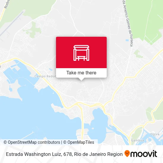 Estrada Washington Luiz, 678 map