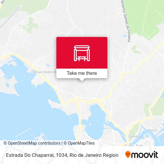 Estrada Do Chaparral, 1034 map