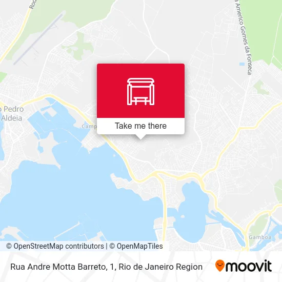 Rua Andre Motta Barreto, 1 map