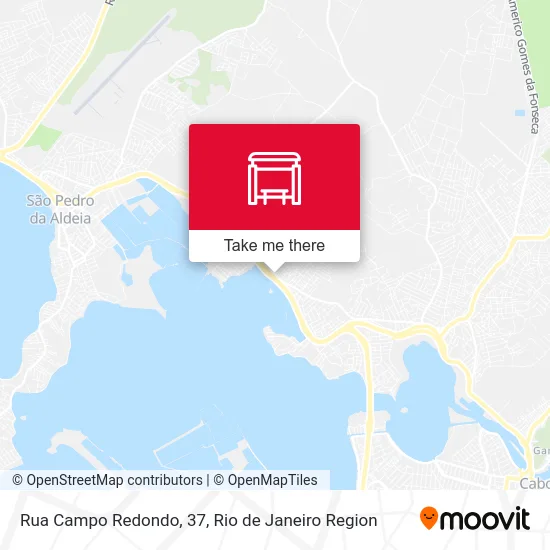 Rua Campo Redondo, 37 map