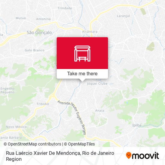 Rua Laércio Xavier De Mendonça map