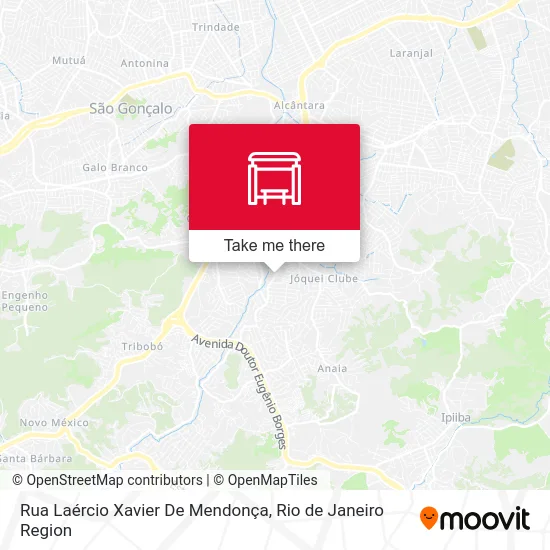Rua Laércio Xavier De Mendonça map
