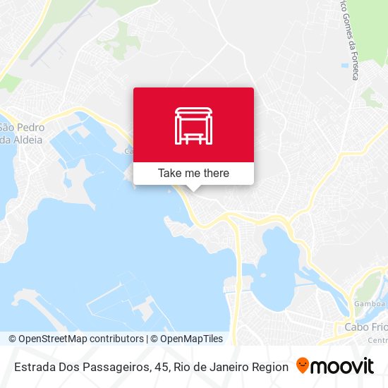 Estrada Dos Passageiros, 45 map