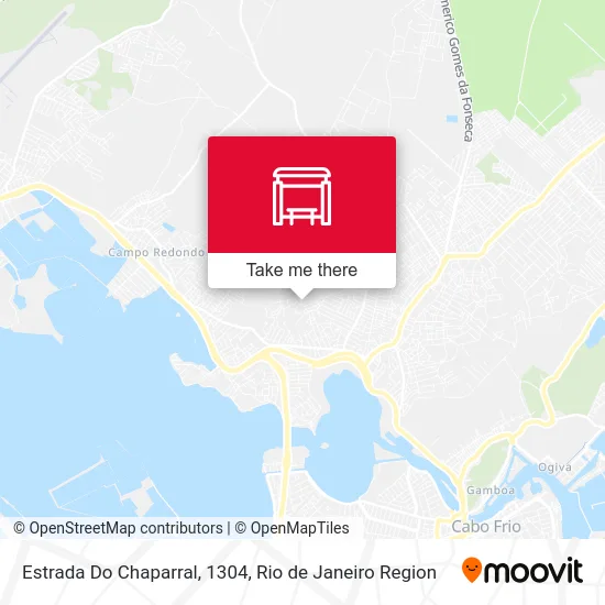 Estrada Do Chaparral, 1304 map