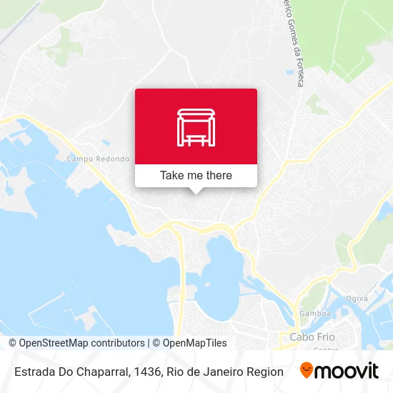 Estrada Do Chaparral, 1436 map