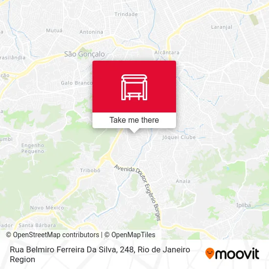 Rua Belmiro Ferreira Da Silva, 248 map