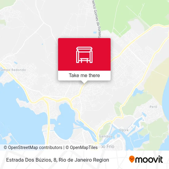 Estrada Dos Búzios, 8 map