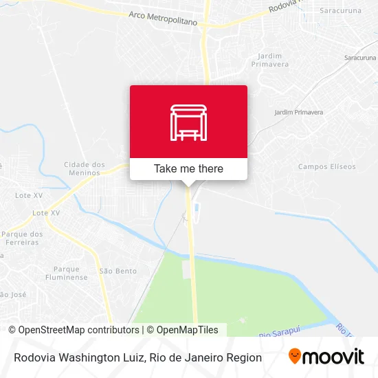 Rodovia Washington Luiz map