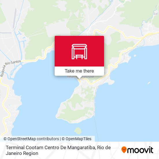 Terminal Cootam Centro De Mangaratiba map