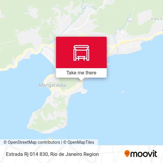 Estrada Rj 014 830 map