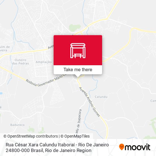 Rua César Xara Calundu Itaboraí - Rio De Janeiro 24800-000 Brasil map
