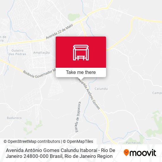 Avenida Antônio Gomes Calundu Itaboraí - Rio De Janeiro 24800-000 Brasil map