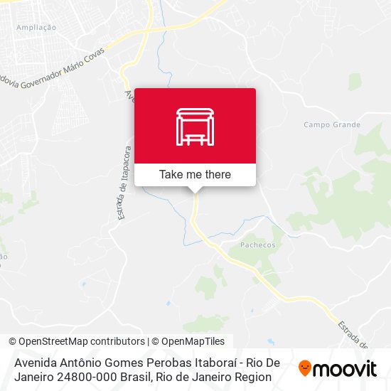 Mapa Avenida Antônio Gomes Perobas Itaboraí - Rio De Janeiro 24800-000 Brasil
