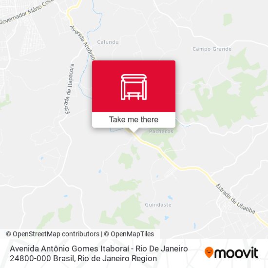 Mapa Avenida Antônio Gomes Itaboraí - Rio De Janeiro 24800-000 Brasil