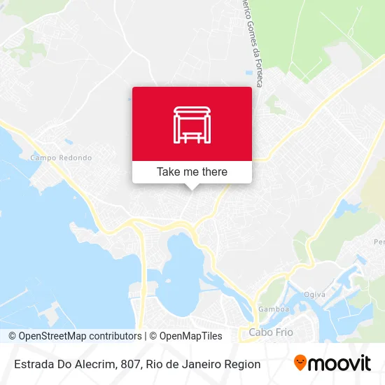 Estrada Do Alecrim, 807 map