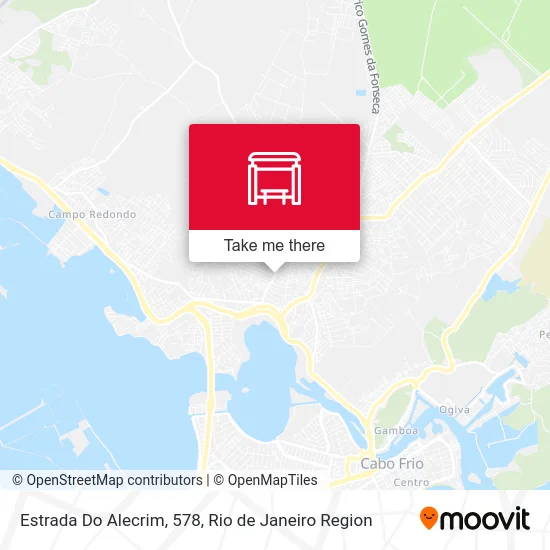 Estrada Do Alecrim, 578 map