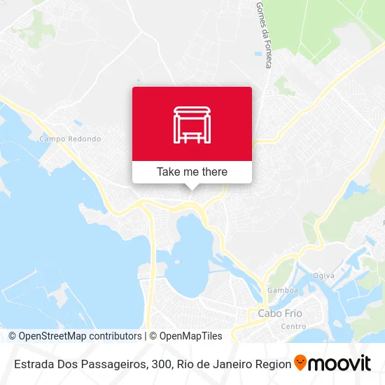 Estrada Dos Passageiros, 300 map