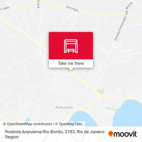 Rodovia Araruama / Rio Bonito, 2783 map