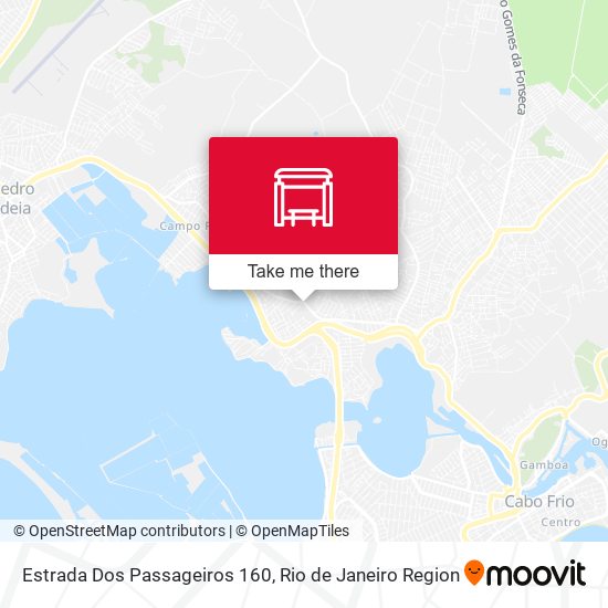 Estrada Dos Passageiros 160 map
