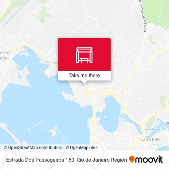 Estrada Dos Passageiros 160 map