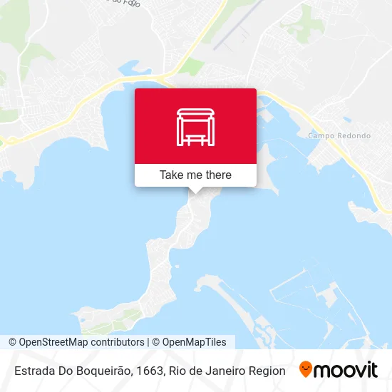 Estrada Do Boqueirão, 1663 map